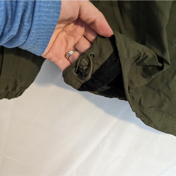 Animal Ski Brand Windbreaker Jacket Size S Olive Green - Picture 10 of 12